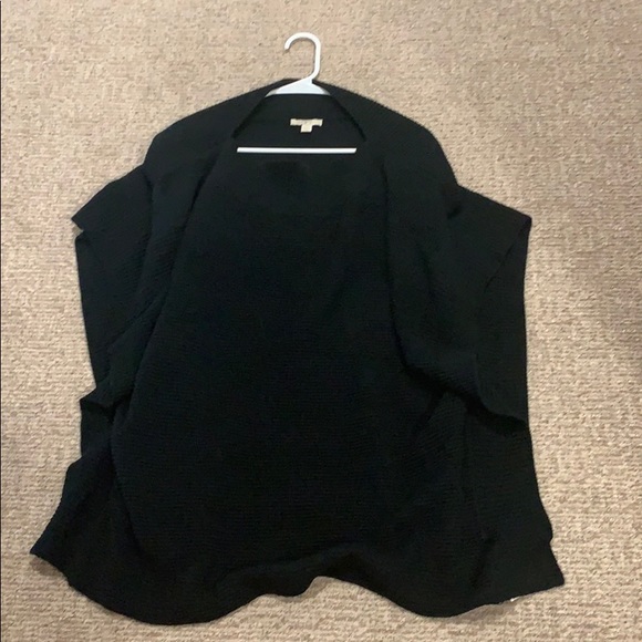 LOFT Sweaters - Loft Size M/L Black Poncho Sweater